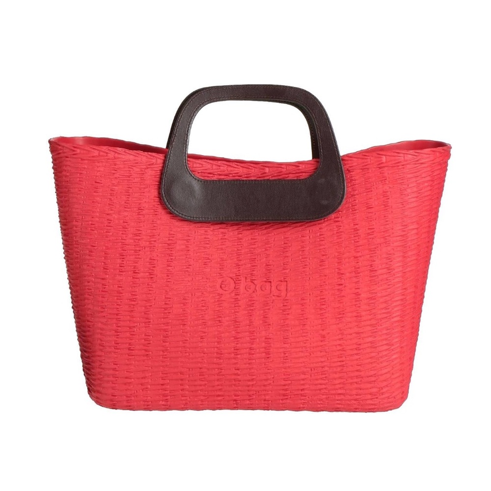 O BAG red stylish handbag